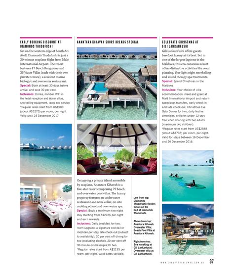 Luxury Travel Magazine - Summer 2016 Back Issue