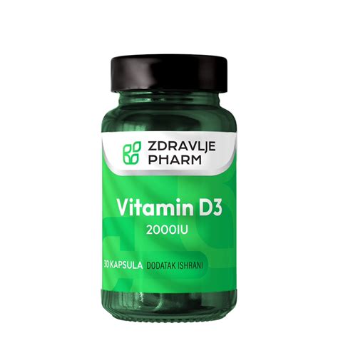 Vitamin D3 2000 IU 30 Kapsula Apotekar Online