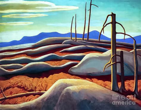 Lake Superior Painting 9 By Lawren Harris 1923 Painting By Lawren