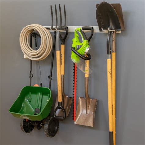 BLAT Tool Storage Rack | Wall Mount Garage Organizer | Gray