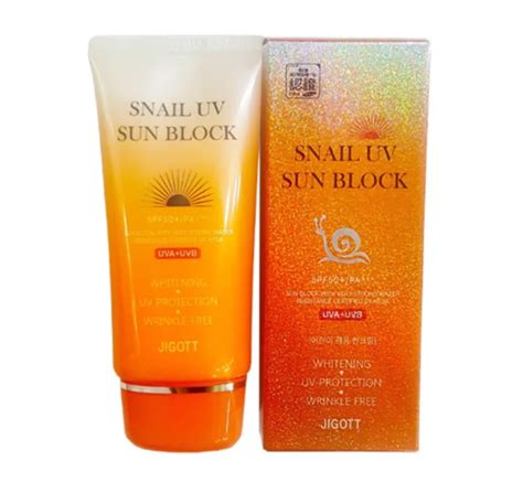 JIGOTT Snail UV Sun Block SPF50+/PA+++ 70ml – Cloud Shop BD