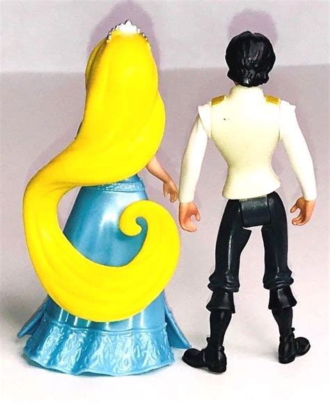 Polly Pocket Disney Princess Rapunzel Flynn Rider Magiclip Magic Clip