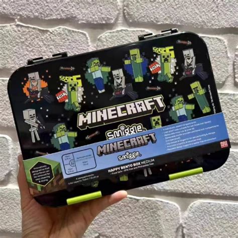 ออสเตรเลย smiggle Minecraft กล องอาหารกลางวนนกเรยน Meal Pack กล