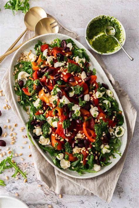 Roasted Red Pepper Salad It S Not Complicated Recipes