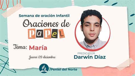 SEMANA INFANTIL ORACIONES DE PAPEL DÍA 5 María DARWIN DÍAZ YouTube