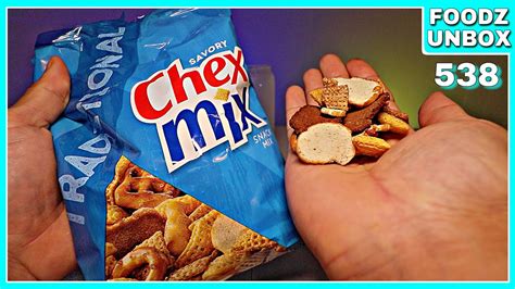 Chex Mix Snack Mix Review Foodz Unbox 538 Youtube