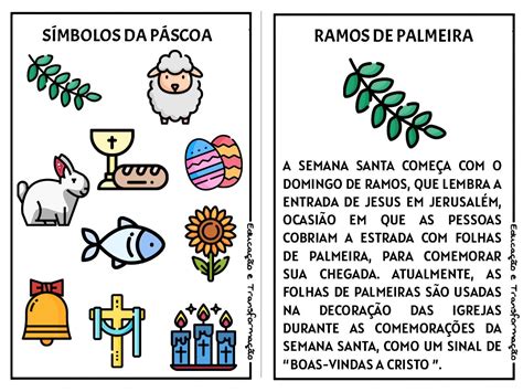 Qual É O Símbolos Da Páscoa - 👍Símbolos da Páscoa: livrinho colorido | Os símbolos da páscoa cristã ...