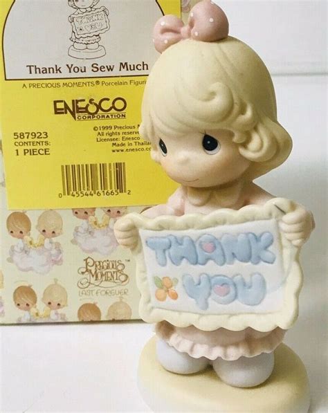 1999 Precious Moments Thank You Sew Much Iop 587923 For Sale Online