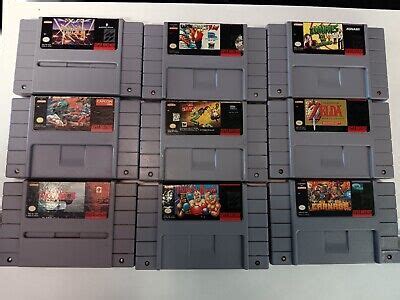 SNES Super Nintendo SNES Video Games MAKE YOUR OWN BUNDLE PICK YOUR