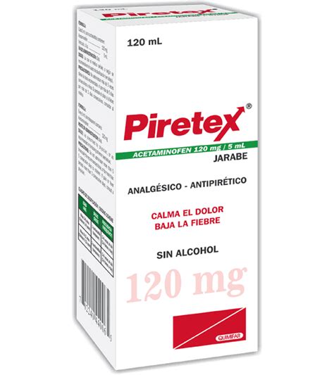 Piretex Jarabe Frasco 120 Ml Laboratorios Quimifar