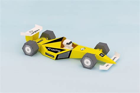 Diy F1 Car 3d Papercraft