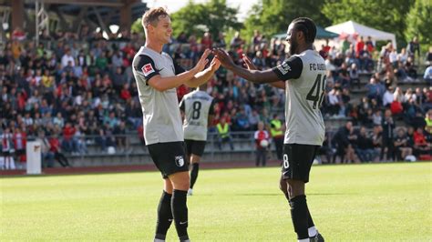 Fc Augsburg Wiedersehen Mit Caiuby Fca Gewinnt Auch Gegen Eichst Tt