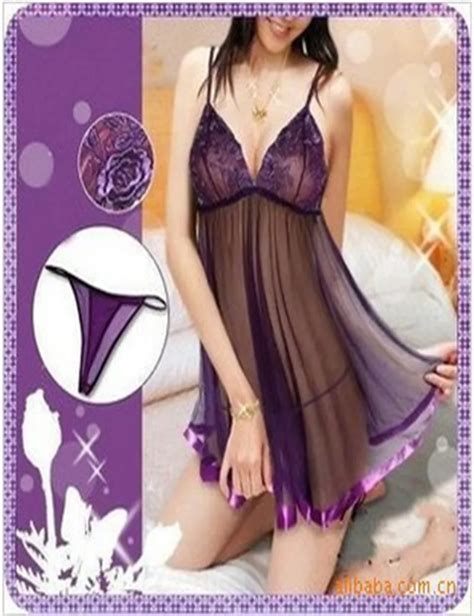 Sexy Lingerie Women Hot Transparent Sexy Nightgown Pajamas Bathrobe