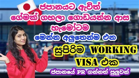 New Working Visa In Japanගේමක් නැතුව ජපන් යන්න මෙන්න අලුතෙන් එන සුපිරි Working Visa එකsinhala