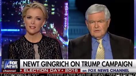 Newt Gingrich Blasts Fox News Megyn Kelly Over Trump Coverage You