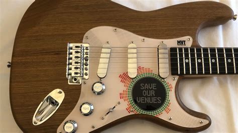 This handmade Strat-style guitar is raising money for music venues at ...