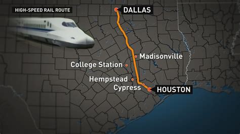 High Speed Rail Houston To Dallas Map Floris Anestassia