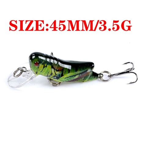 Plastic Hard Crank Bionic Bait Insects Fishing Lure Crankbait