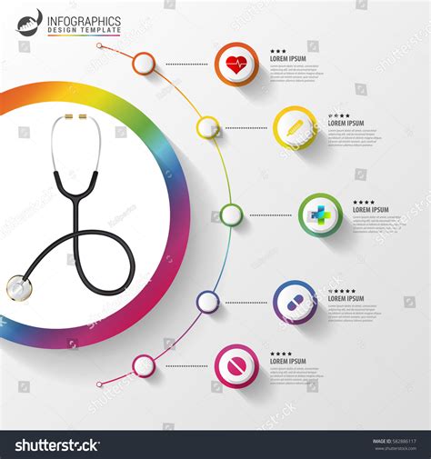 Medical Health Infographics Modern Design Template Stock Vector ...