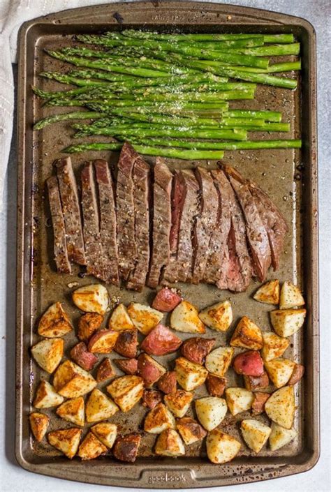 Parmesan Crusted Steak And Potato Sheet Pan Dinner Artofit