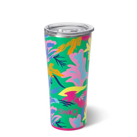 22oz Matte Aqua Insulated Stainless Steel Tumbler Swig Life