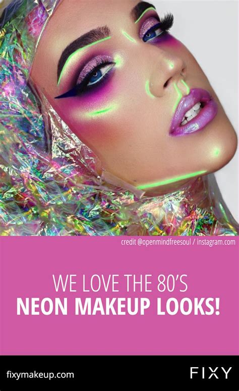 The 80's are Back - Neon Makeup! | Neon makeup, Zombie makeup, Makeup