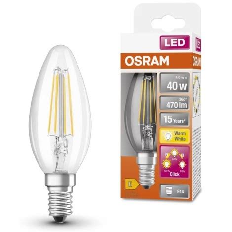 Dimmbare Led Gl Hbirne Vintage B E W V K Osram