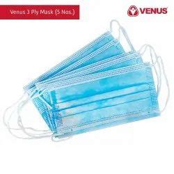 Disposable Venus V Ply Earloop Surgical Face Mask Certification