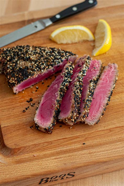 how to cook seared tuna steak