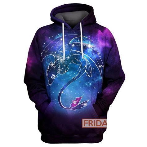 Unifinz Httyd Hoodie Dragon Toothless Zodiac Star Signs Horoscope T