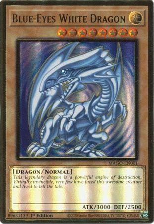 Buy Blue Eyes White Dragon MAGO EN001 Premium Gold Rare 1st