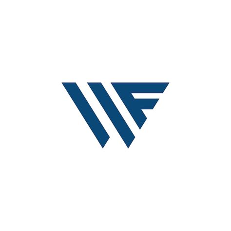 Dise O De Logotipo De Monograma Inicial Wf O Fw Vector Premium