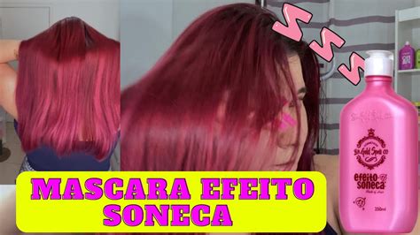 MÁSCARA EFEITO SONECA DESMAIA CABELO E DEIXA MAIS LISO YouTube