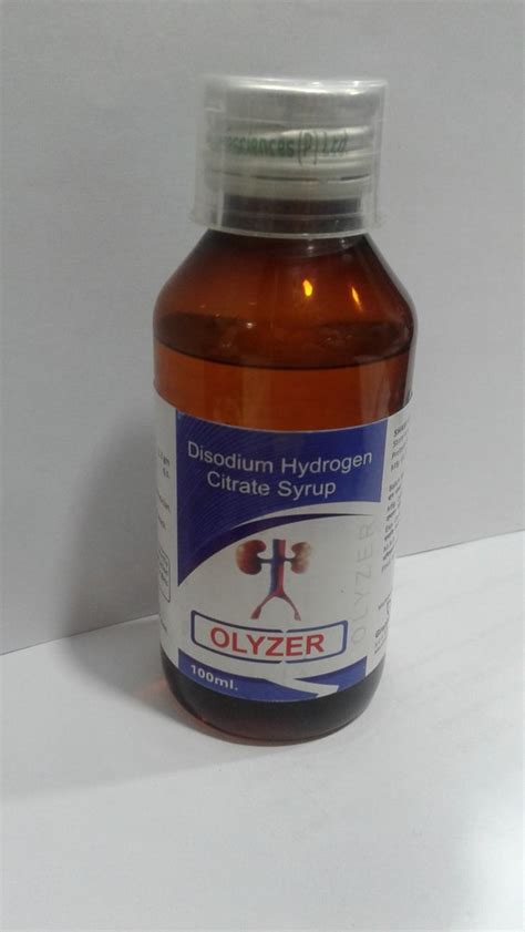 Disodium Hydrogen Citrate Syrup Packaging Type Bottle Ml At Rs