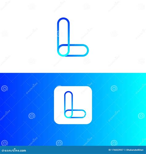 Letter L Logos Icon Design Template Elements Stock Vector