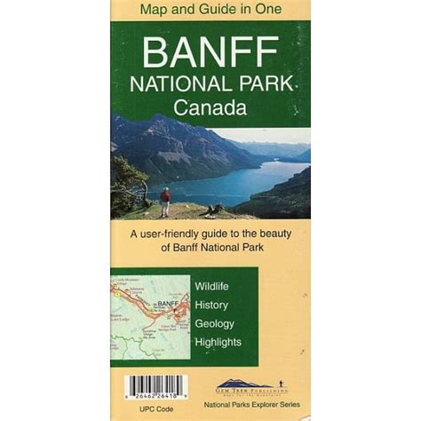 Banff National Park Map Breathe Outdoors