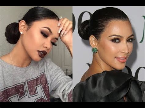 Sleek Bun Hairstyles For Black Women Youtube