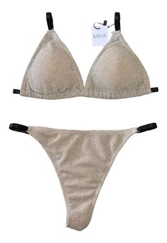 Bikini Triangulo Clásico De Lurex C Semi Vedetina Regulable MercadoLibre