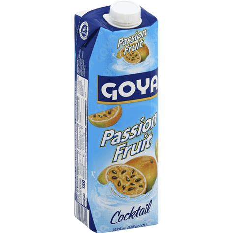 Goya Passion Fruit Cocktail Prisma Hispanic Foodtown