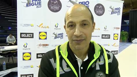 Benali Beghouach entraineur adjoint d Istres Provence Handball Vidéo