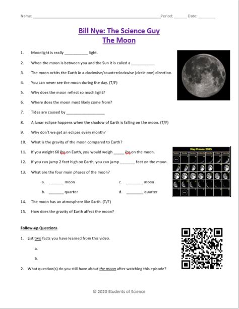 Bill Nye The Science Guy Worksheets Pdf