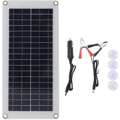 Sjlerst Kit De Panneaux Solaires W V Polycristallin Portable