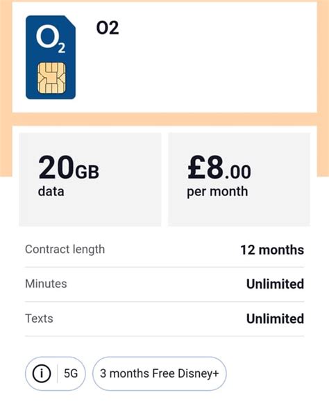 O2 Sim Only 20gb Data Unlimited Calls And Mins £8 A Month For 12