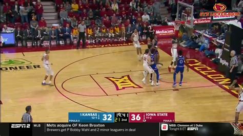 Iowa State Basketball Highlights Vs Kansas YouTube