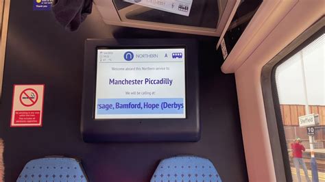 Northern Onboard Announcement Sheffield To Manchester Piccadilly