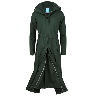 Regenmantel Happy Rainy Days Long Raincoat Padded Gwen Green