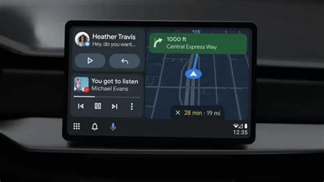 google updates android auto app   split screen interface ht auto