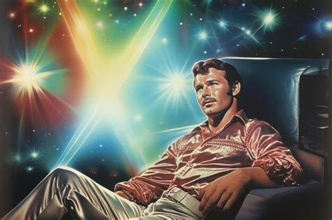 Watching movies portrait adult night | Premium AI-generated image