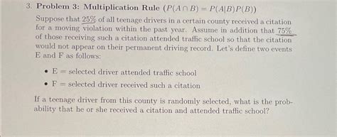 solved problem  multiplication rule cheggcom