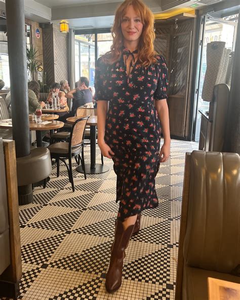 Christina Hendricks, 48, flaunts her incredible curves in tight dress